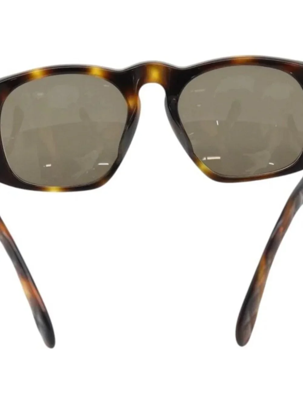 CHANEL Matelasse Sunglasses plastic Brown CC Auth 181242
